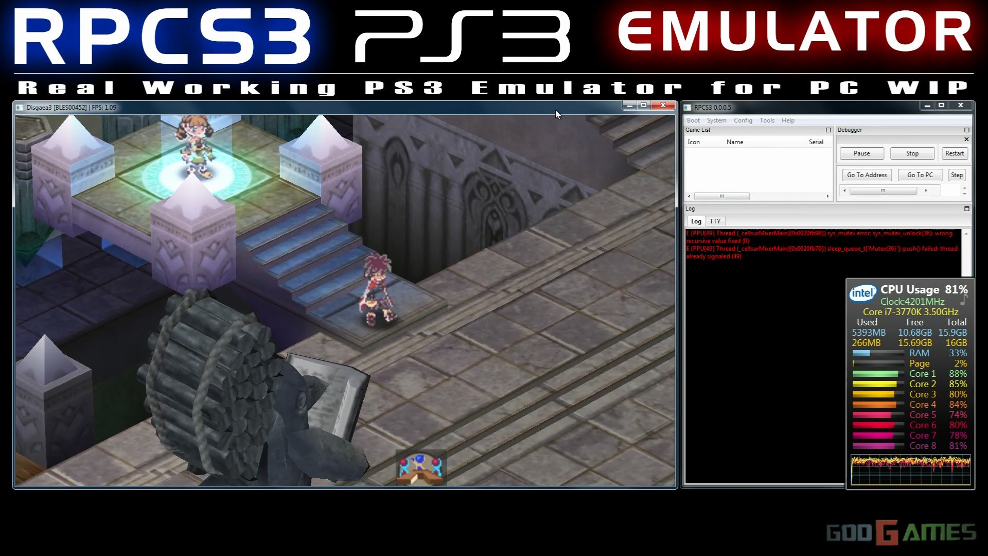 rpcps3 emulator