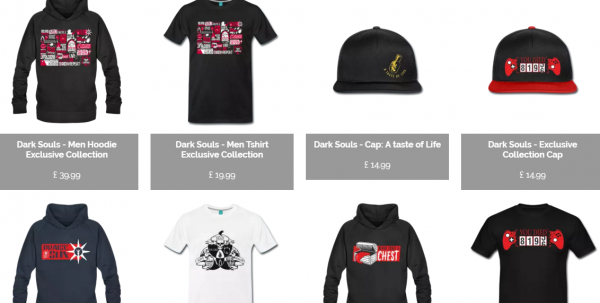 Dark Souls Clothing Line