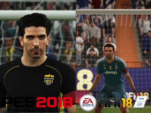 PES 2018 VS FIFA 18