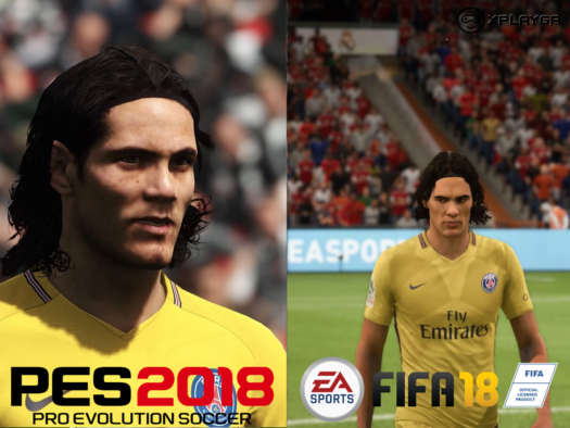 PES 2018 VS FIFA 18