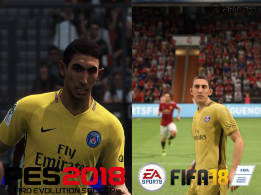 PES 2018 VS FIFA 18