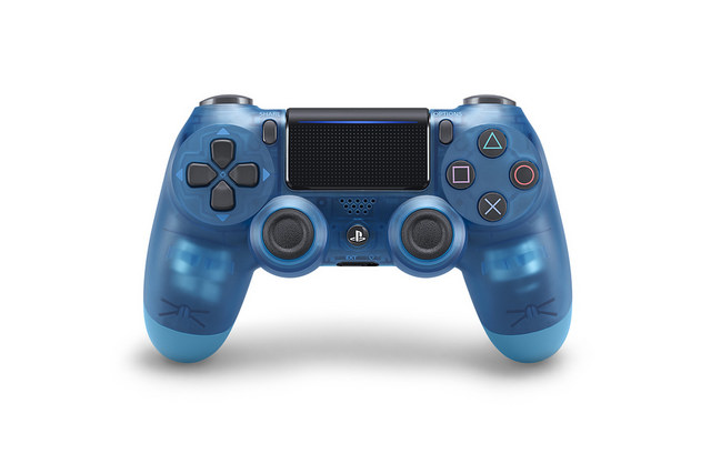 dualshock 4 crystal line blue