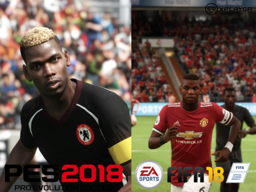 PES 2018 VS FIFA 18