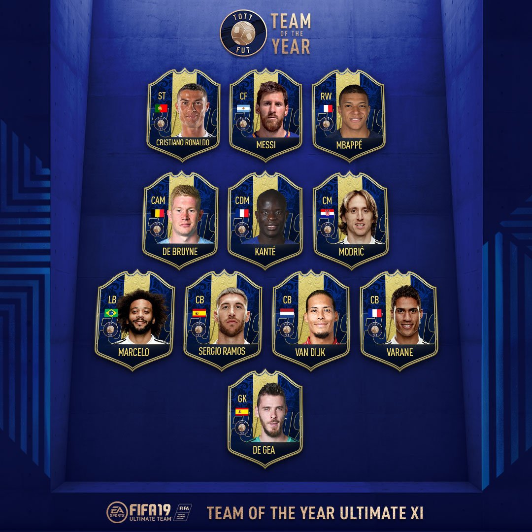 fifa 19 toty