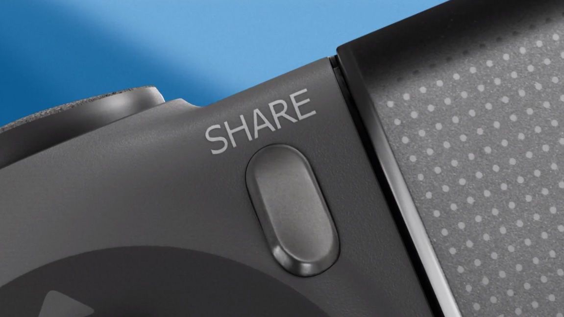 SHARE BUTTON PS4