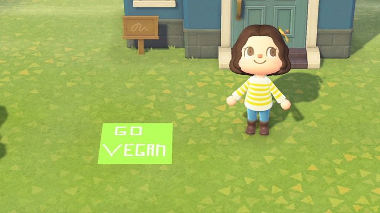 vegan animal crossing peta