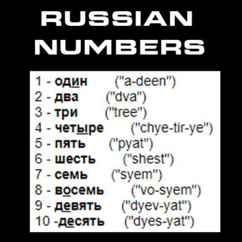 Russian numbers warzone