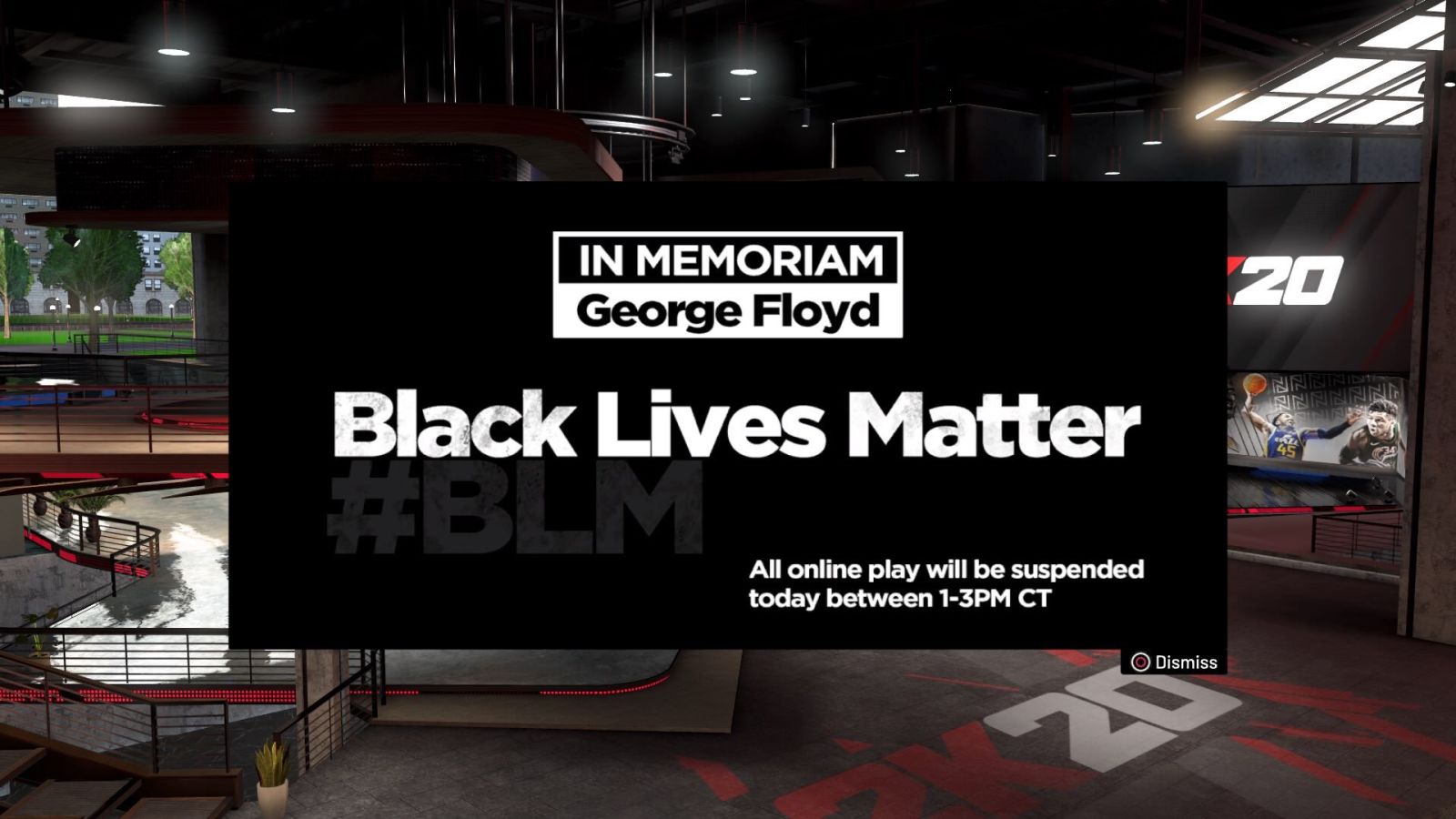 black lives matter nba 2k20