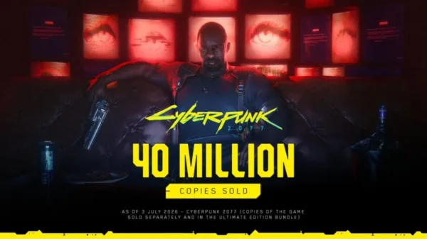 Το Cyberpunk 2077 έχει πουλήσει πάνω από 40 εκατομμύρια αντίτυπα 1 Το Cyberpunk 2077 έχει πουλήσει πάνω από 40 εκατομμύρια αντίτυπα
