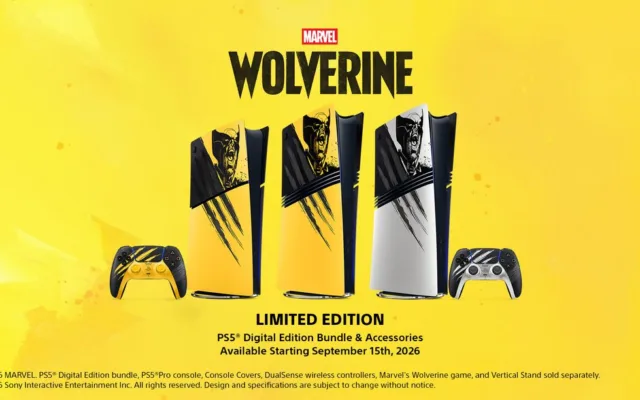Marvel’s Wolverine Limited Edition PS5 και DualSense έρχονται τον Σεπτέμβριο