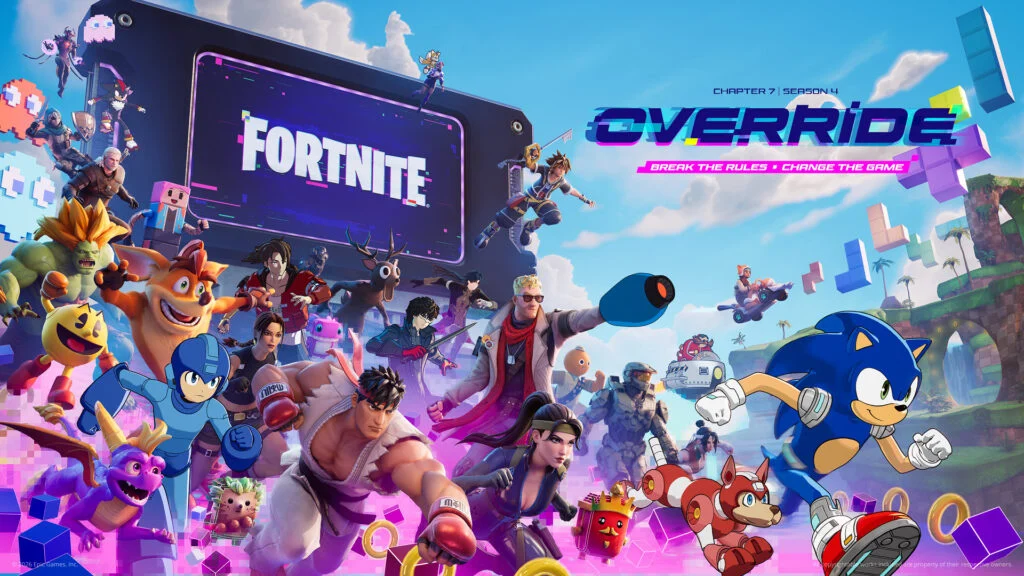 Το Fortnite αποκαλύπτει επίσημα Sora, Crash, Spyro, Mega Man, Persona και άλλα gaming crossovers για το Chapter 7 Season 4 1 Το Fortnite αποκαλύπτει επίσημα Sora, Crash, Spyro, Mega Man, Persona και άλλα gaming crossovers για το Chapter 7 Season 4