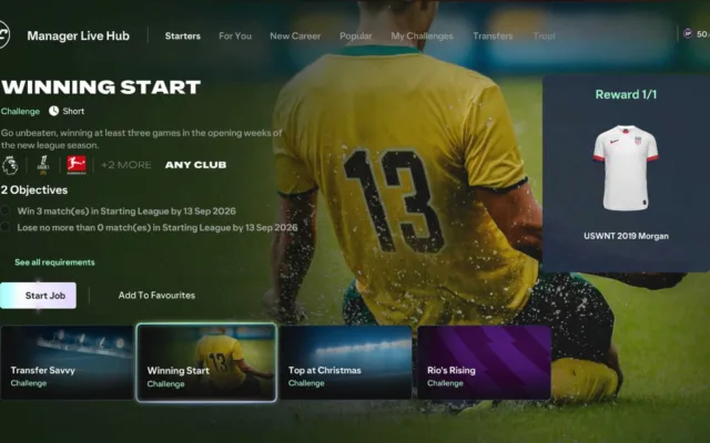 Το Career Mode του EA FC 27 επεκτείνει το Manager Live με custom Challenges και Icons 9 Το Career Mode του EA FC 27 επεκτείνει το Manager Live με custom Challenges και Icons