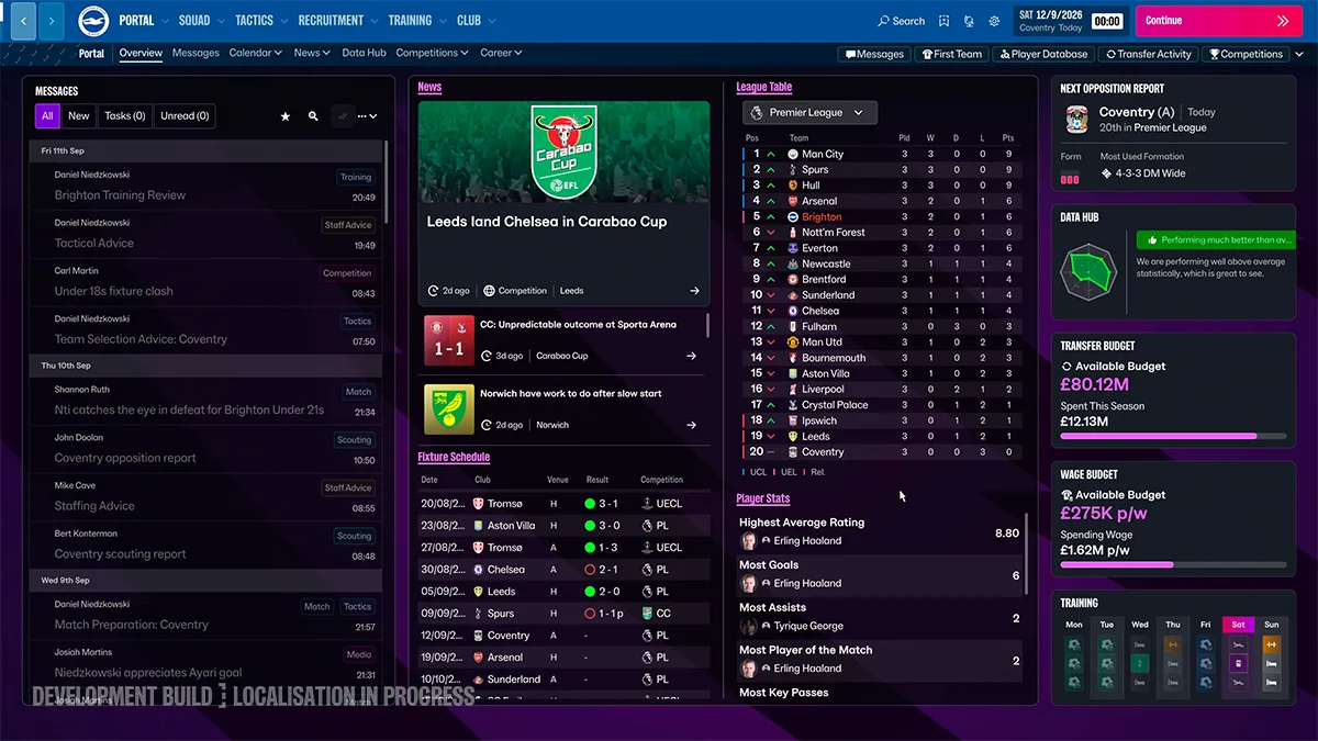 Το Football Manager 27 μειώνει τα clicks και φέρνει πιο καθαρό, προσαρμόσιμο UI 1 Το Football Manager 27 μειώνει τα clicks και φέρνει πιο καθαρό, προσαρμόσιμο UI