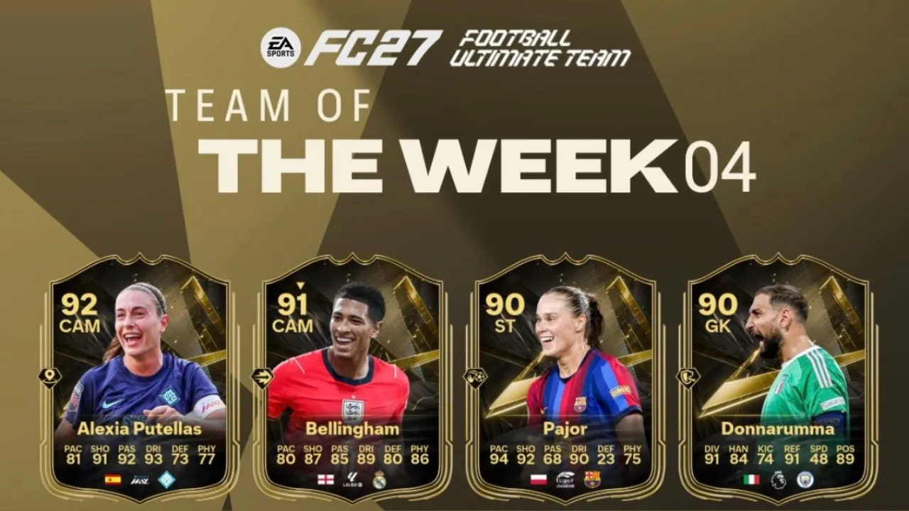 EA FC 27 TOTW 4: Οι καλύτερες κάρτες αυτής της εβδομάδας 1 EA FC 27 TOTW 4: Οι καλύτερες κάρτες αυτής της εβδομάδας