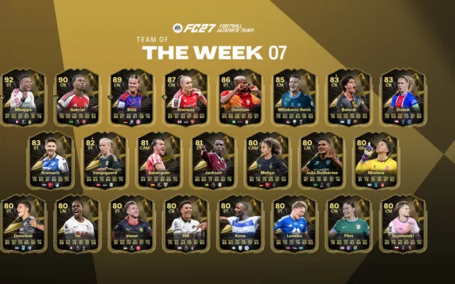 Η TOTW 7 του EA FC 27 φέρνει νέα κάρτα για τον Mbappé και τον Τάσο Δουβίκα 2 Η TOTW 7 του EA FC 27 φέρνει νέα κάρτα για τον Mbappé και τον Τάσο Δουβίκα