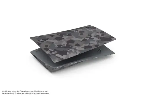 PS5-Gray-Camouflage-console-cover